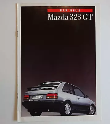 Prospectus/Brochure - Mazda 323 Gt Hatchback Or Notchback - Stand 08/1985 • $21.69