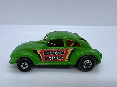 Matchbox Superfast No.43 Dragon Wheels 1972 Lesney Made In England Green • $1