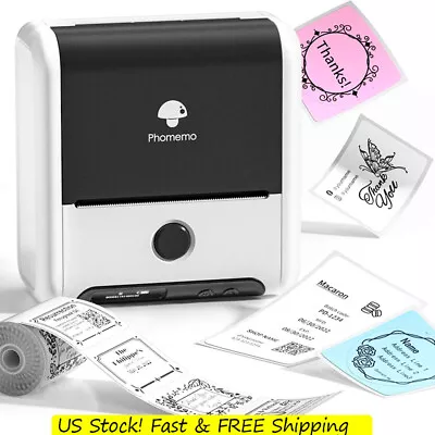 Phomemo M200 Label Maker Wireless Bluetooth Thermal Printer Machine With Paper • $63.99
