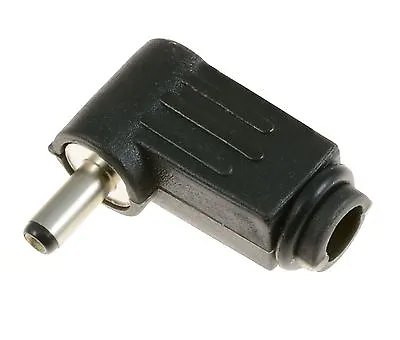 1.3mm X 3.5mm Right Angle Male DC Power Plug Connector Jack • £2.49