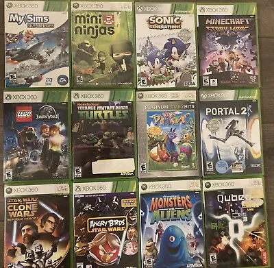 $40 • Buy Lot Of 12 Xbox 360 Games Bulk Video Game Bundle
