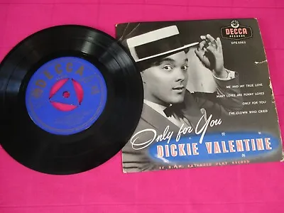 £1.95 • Buy Dickie Valentine  Only For You  UK 4 Track 7  E.p. 