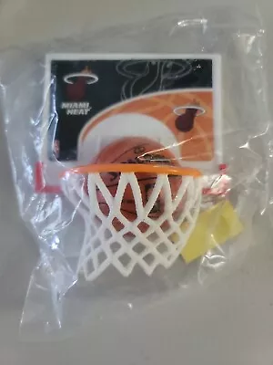 Miami Heat NBA Cake Topper Basketball Hoop DecoPac DISCONTINUED 32807 • $6