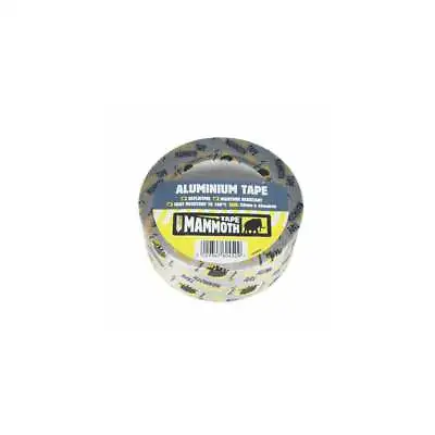 Everbuild 100mm Mammoth Foil/Aluminium Tape | Heat Resistant & Light Reflective • £12.95