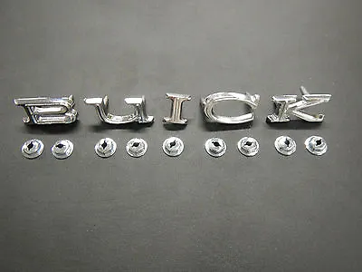 $94.99 • Buy Buick LeSabre Wildcat Electra 225 Hood Letters  BUICK  Emblem 1968 1969 1970 NEW