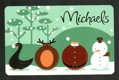 MICHAELS Santa And Friends 2008 Gift Card ( $0 ) • $2.50