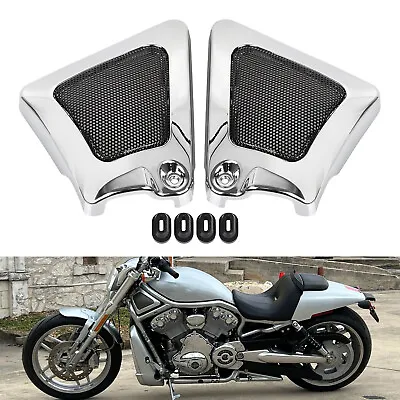 For Harley V-Rod VRSCA 2002-2006 Left Right Chrome Airbox Frame Neck Side Cover • $29.43