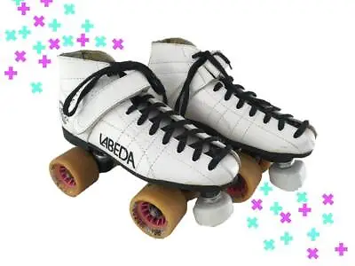 Vtg 80's Precision Sports & Labeda-Hard Candy-Roller Skates-Leather Boots-Sz 60 • $331.75