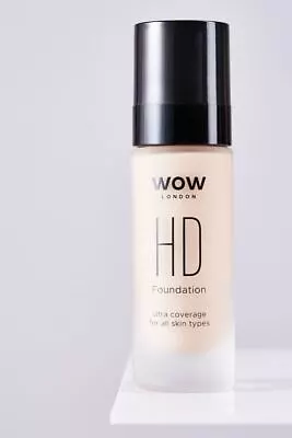 WOW London HD Foundation Ultra Coverage Make-Up Cosmetics 30ml • £4