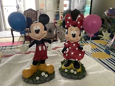 Disney Mickey And Minnie Statues • $20