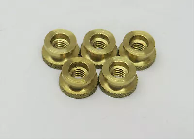 5 Brass Spark Plug Thumb Nuts 8/32 By 5/16in OD Maytag • $8.13