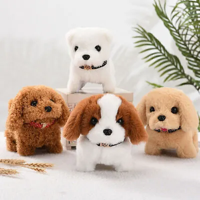 Electronic Pet Dog Toy Walking Interactive Puppy Plush Doll Toys Kids Baby Gift  • £9.55