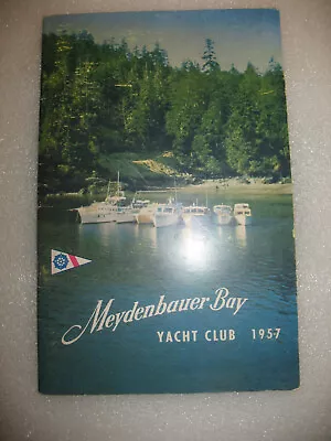 Vintage Meydenbauer Bay WA Yacht Club 1957 Membership And Boat Roster Booklet • $12