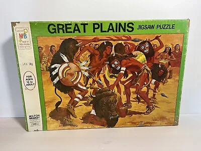 Great Plains Jigsaw Puzzle (4488-1) 1973 Milton Bradley 500pc - NEW • $39.99