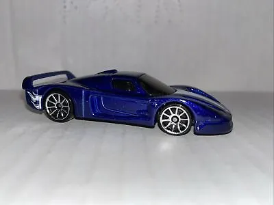 Hot Wheels 2007 Mystery Car Maserati MC12 Blue 10sp Mint Loose Read Descript C33 • $14.99