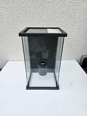 LUCIDE CLAIRE LED Half Lantern Outdoor Wall Light ANTHRACITE New Modern Design • £82