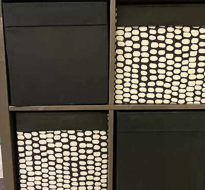 $39.99 • Buy (Lot Of 4) Ikea DRONA Storage Box Fits Kallax Expedit 13x15x13  Black