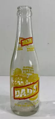 Vintage Dad's Original Draft Root Beer 7 Oz Glass Bottle RFD • $5