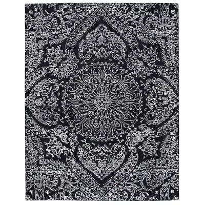 SAFAVIEH Metro MET993Z Handmade Black / Ivory Rug • $74.99