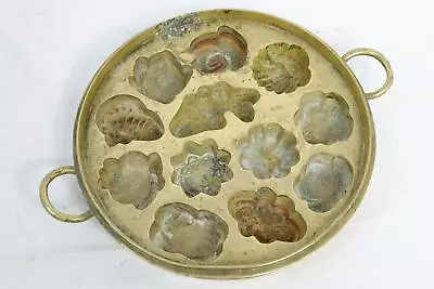 Brass Chinese Moon Cake Mold - Vintage • $40.19