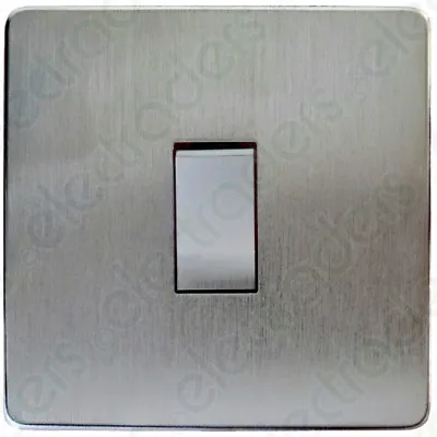 Crabtree 7170/SC Platinum Screwless Low Profile Light Switch 1 Gang 2 Way 10 Amp • £14.95