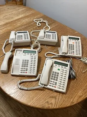 Lot Of 5 ~ Toshiba DKT3020-SD Phone 20 Button Digital Business Phone White • $69.99