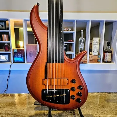 NEW F Bass AC6 Fretless - Antique Violin Burst • $7500