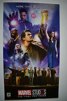 SDCC 2018 Exclusive Marvel Studios The First Ten Years Comic Con Poster • $10