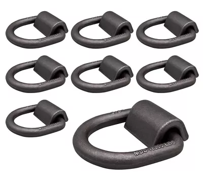 (8 Pack) 5/8  Heavy Duty Weld-On Forged D Ring 18900 Lbs • $49.99