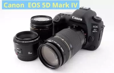 Canon EOS 5D MarkⅣ Standard & Telephoto & Single Focus Lens Set • £1872.43