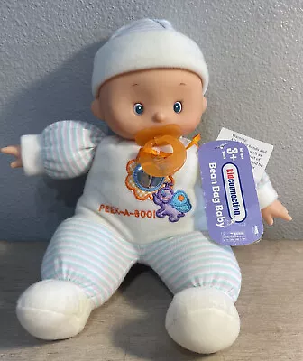 Walmart Kid Connection Bean Bag 9” Baby Doll Pacifier Soft Body Peak A Boo Vinyl • $22.99