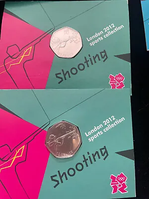 Handball 2012 London Olympics Games 50p Sports Collection Uncirculated • £6.95