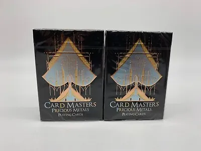 2x Card Masters Precious Metals Playing Cards • $13.97