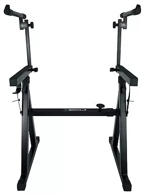 Rockville 2-Tier Keyboard Stand Fits Native Instruments Komplete Kontrol S49 MK2 • $79.95