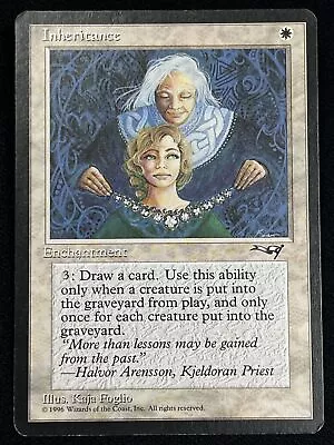 MTG ARTIST PROOF Inheritance - Alliances Magic The Gathering Card • $0.99