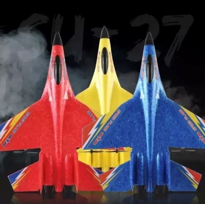 £24.99 • Buy RC Foam Plane Model SU27 Fighter Jet Remote Control Aircraft UK 🇬🇧 Stock