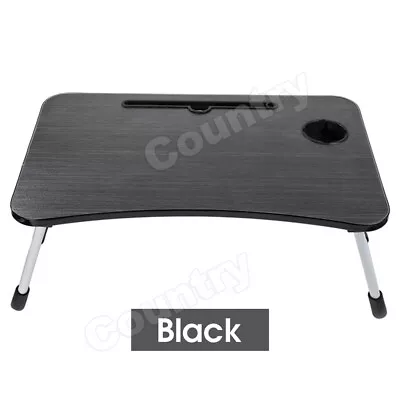 Laptop Bed Table Foldable Lap Standing Desk With Cup Slot For Indoor/Picnic Tray • $15.85