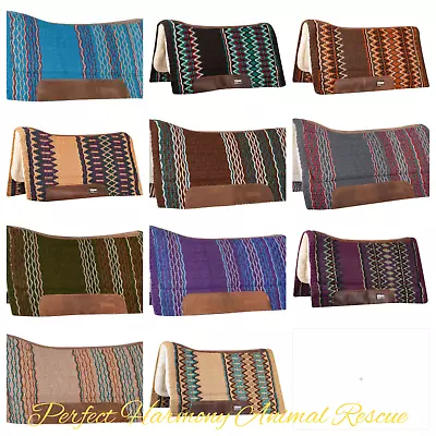 $116.95 • Buy Cashel Blanket Top Performance Felt Pad 34  X 36  Western Pad 11 Colors NEW