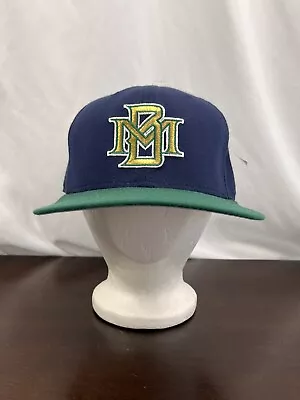 Vintage Milwaukee Brewers Hat Blue Green New Era Pro Model Snapback New W Tags • $47.99