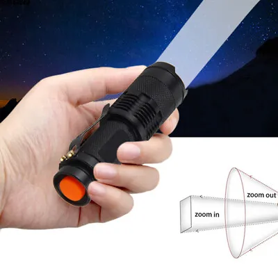 90000Lm Mini LED Super Bright Zoom Flashlight Powerful Camping Lamp Torch • $3.99