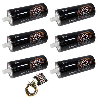 $419.95 • Buy XS Power 6 Cell Bank 2.3V 40 Ah Lithium Titanate Oxide LTO Batteries W/ Balancer