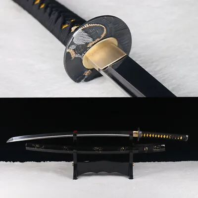 Handmade High 9260 SPRING Steel Japanese Katana Samurai Sword Sharp Full Tang • $173.80