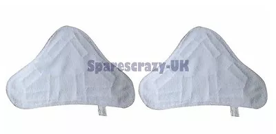 2 Microfibre Steam Mop Floor Washable Replacement Pads For H2O H20 X5 • £3.46