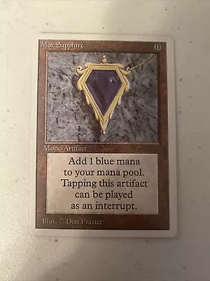 Mox Sapphire Custom Sticker On Bulk MTG Commander • $4.99
