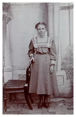 Vintage Real Photo Post Card Victorian Woman In Full Attire 1911 Unposted • $4.99