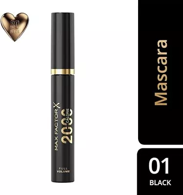 MAX FACTOR 2000 Calorie Dramatic Volume Lash Mascara  9 Ml :Black Or Black/Brown • £5