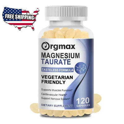 Magnesium Taurate Supplement For Cardiovascular To Boost Magnesium Levels 700mg • $14.18