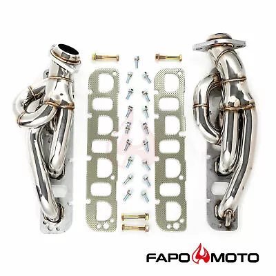 FAPO Shorty Headers Exhaust Manifold For 2009-2017 Dodge Ram HEMI V8 5.7 345 • $289