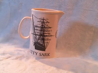 Cutty Sark Blended Scots White Whisky Water Pitcher Advertising Vintage Barware • $9.99