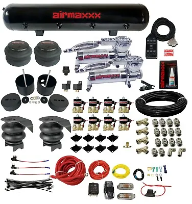 $1369.88 • Buy 1/2  Fast Valve Air Ride Suspension Kit Bags Chrome For 99-06 Silverado 1500 2wd